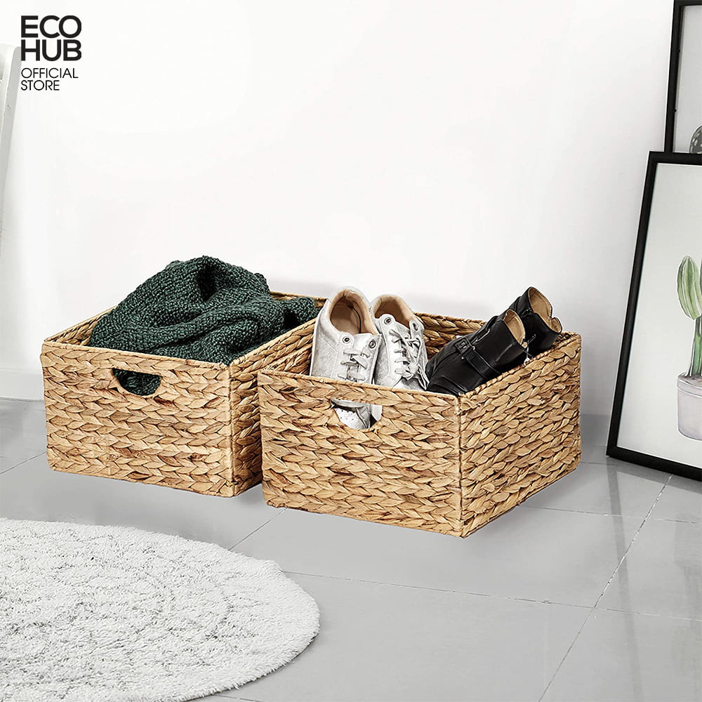 Premium Collapsible Water Hyacinth Basket - Image 6