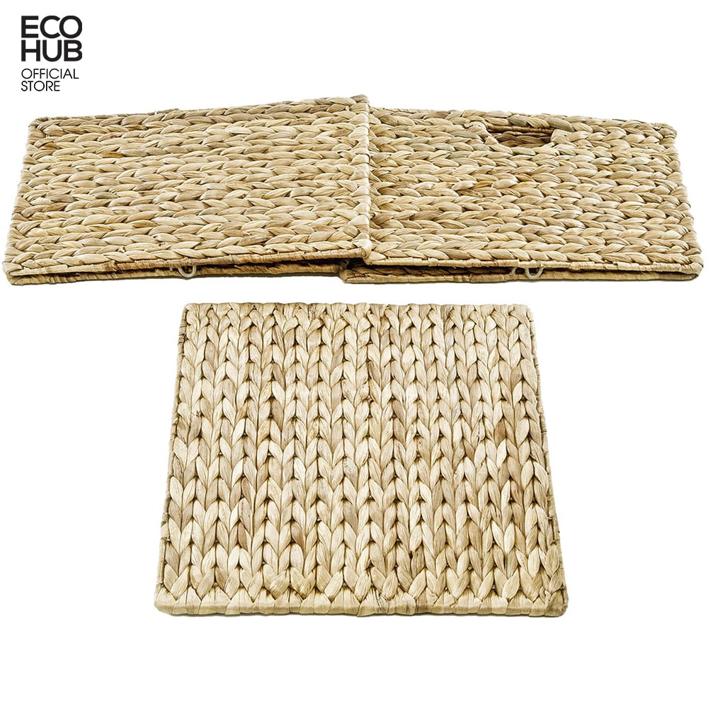 Premium Collapsible Water Hyacinth Basket - Image 2