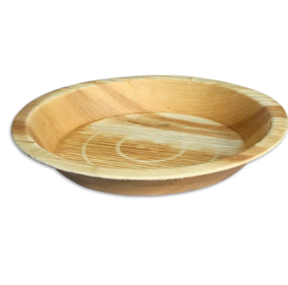 Eco-Friendly Round Areca Palm Leaf Plate (20cm)