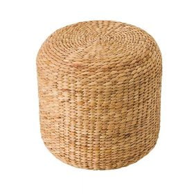 Premium Handwoven Water Hyacinth Ottoman