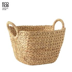 Premium Water Hyacinth Planter Basket with Handles