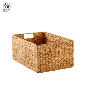 Premium Rectangular Water Hyacinth Basket