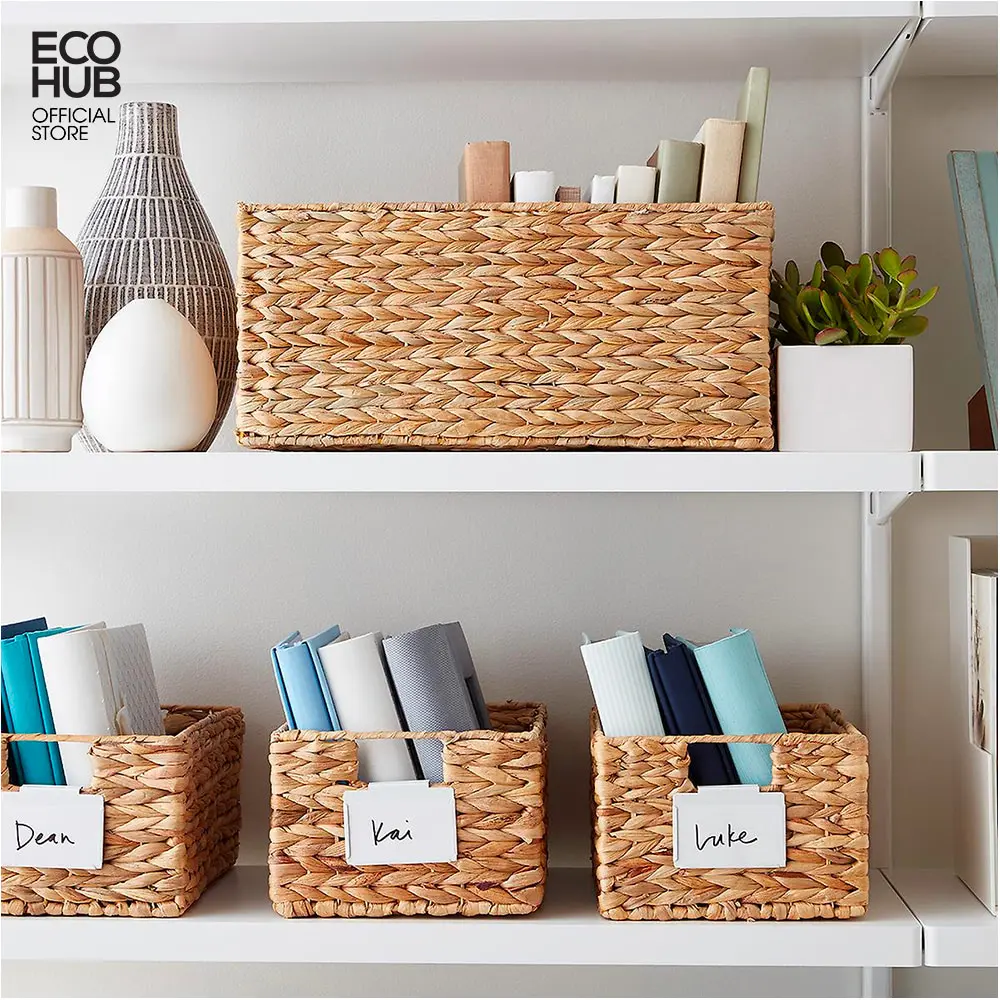 Premium Rectangular Water Hyacinth Basket - Image 5