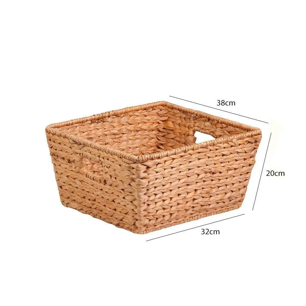 Tapered Square Water Hyacinth Basket - Image 4