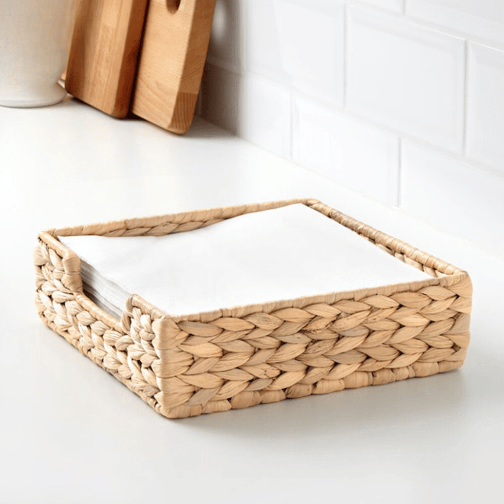 Premium Water Hyacinth Tissue Tray