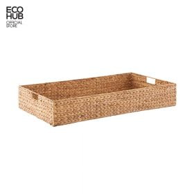 Premium Water Hyacinth Serving Tray with Handles