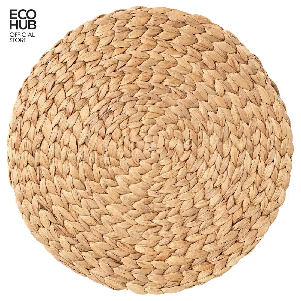 Premium Water Hyacinth Round Placemat 30cm