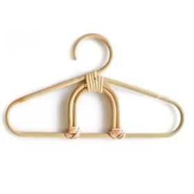 Premium rattan clothes hanger